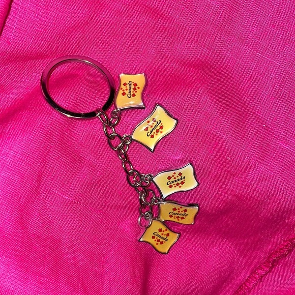 Canada Canadian flag keychain - Picture 1 of 1